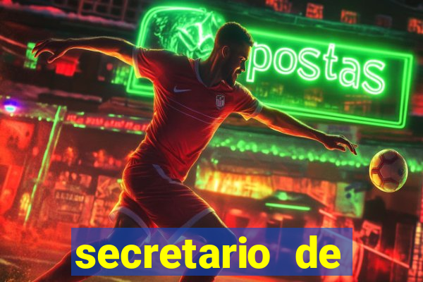 secretario de esporte salario